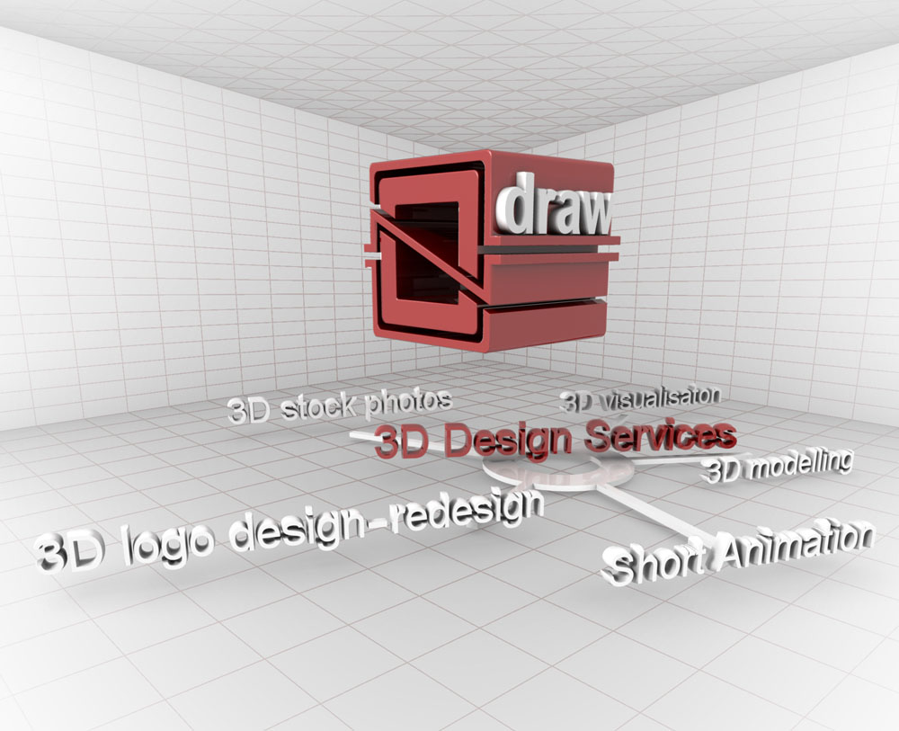 Gnogn Draw 3D Design Services. 3D rendering, modelling, product visualisation, short animation, logo design in Kuching.